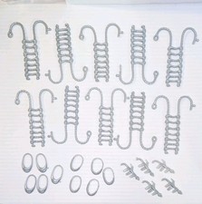 Dino Riders Silver Accessories (25) Valorian Figure Lot Ladders Ice Age Tyco
