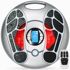 Foot Massager for Neuropathy, EMS TENS Foot Stimulator for Circulation and Pain