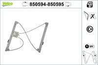 Fensterheber Vorne Rechts FÜR Renault Laguna II (BG0/1 ) - Valeo 850595