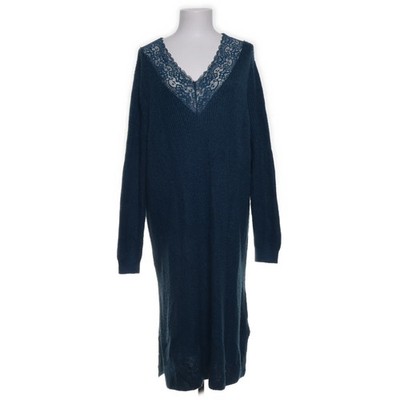 Evoked Vila, Kleid, Größe: 48, Blau, Recyceltes Polyester/Viskose/Acryl #bfy