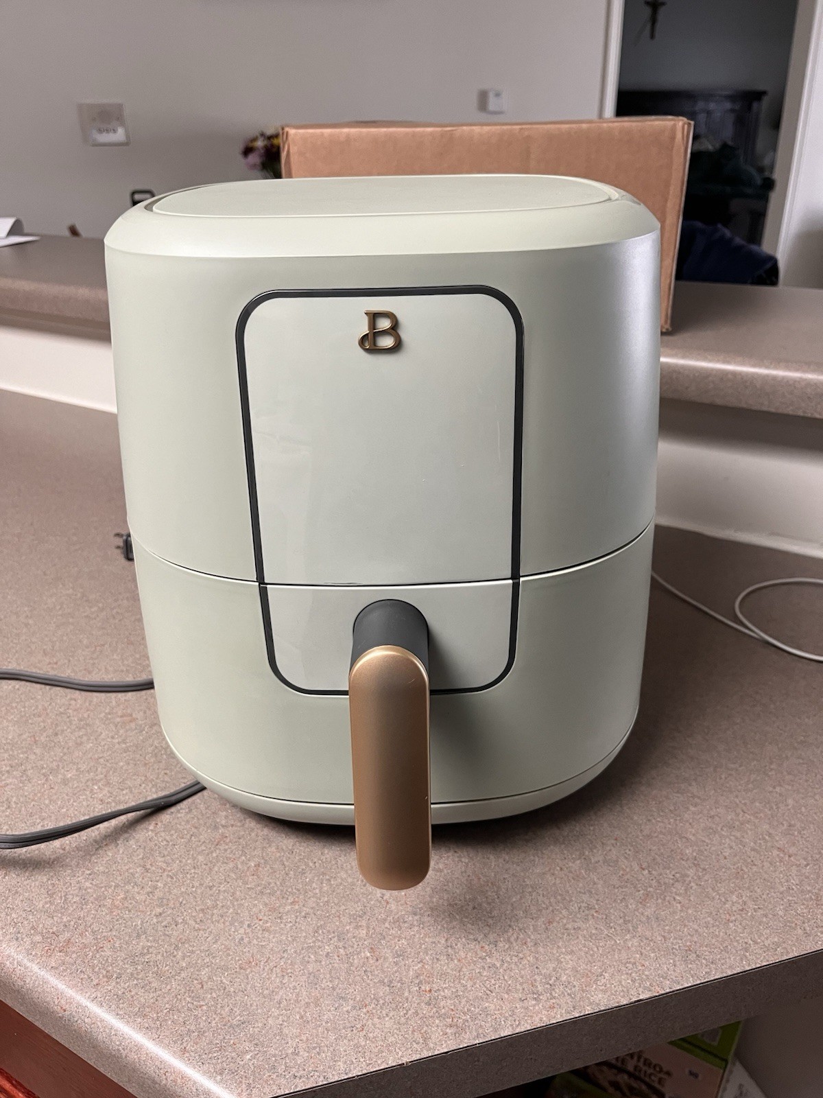 Drew Barrymore 6 Qt Air Fryer with Touch-Activated Display