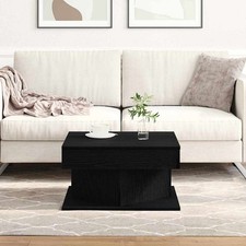 Modern Wooden Square Living Room Coffee Table Wood Lounge Solid Tables Unit