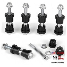 Golf Cart Rear Leaf Spring Polyurethane Bushings Kit with Screws Nuts for Black