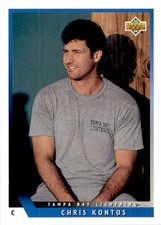 1993-94 Upper Deck Chris Kontos Tampa Bay Lightning #54