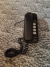 Lenox Sound Black Desk Or Wall Mount Landline Corded Phone