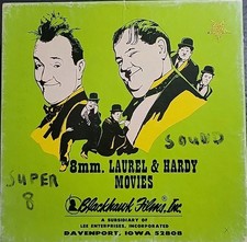 8MM LAUREL HARDY MOVIE 7 inch Reel Nice Shape