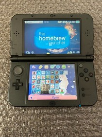 Nintendo New 3DS XL Handheld System Black Console *read description*