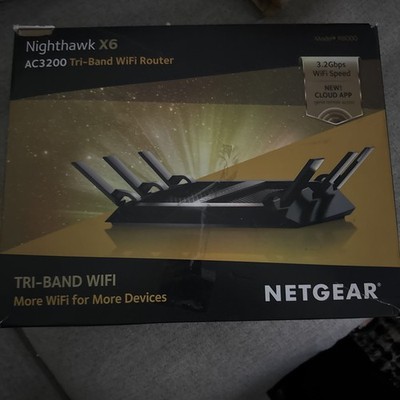 NETGEAR  R8000-100UKS Nighthawk X6 Tri-band WiFi Router