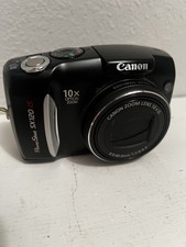 Canon PowerShot SX120 IS Digital Camera 10.0MP   Black   For Parts/Repair W/case