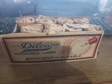 Box 8 Nos Vintage Dilco Automobile Lamps 18 24 Volt Headlight Bulb 1145 27 C.p. Box 8 Nos Vintage Dilco Automobile Lamps 18 24 Volt Headlight Bulb 1145 27 C.p.