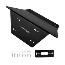 Steel Winch Mounting Bracket For 2012-2024 Polaris Ranger XP 1000 900 570 Crew