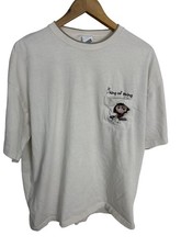 Vintage 90  s Looney Tunes Taz Men  s Golf Front Pocket T Shirt Size XL
