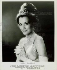 1977 Press Photo Actress Anne Rogers in "My Fair Lady," produced by Tom Mallow