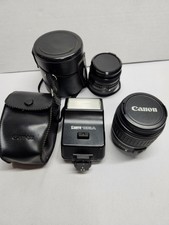 Lot Of Camera Lens Etc Canon EF-S 18-55mm f3.5-5.6 mm Standard Zoom Lens  More
