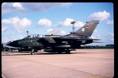 BD246 ORIGINAL K64 AIRCRAFT SLIDE: German AF Panavia Tornado 44+95 JBG38