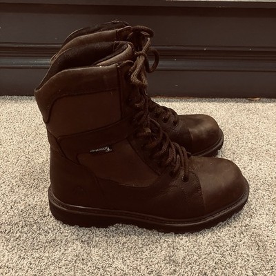 Wolverine Blackhorn Insulated Work Boots Brown Men's Size 8.5 EUR 41.5 Hard Toe
