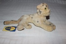 Vintage Dakin Dream Pets Mohair Stuffed Animal Toy Leopard w/ Tag