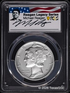 2021 $25 Palladium American Eagle PCGS PR69DCAM First Day - Reagan Legacy