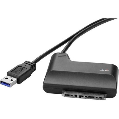 Renkforce Festplatten Adapter 30 cm Schwarz USB 3.0 zu SATA - Sehr Gut