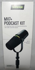 NEW SHURE MV7 K-BNDL Microphone USB XLR Kit with Tripod for Podcasting Gaming