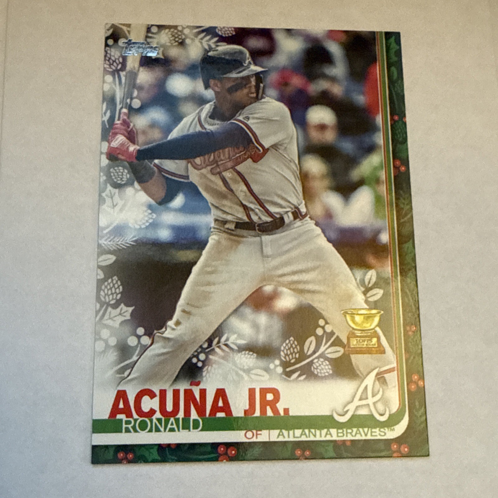 2019 Topps Holiday #HW85 Ronald Acuna Jr. (All-Star Rookie Cup) Braves 
