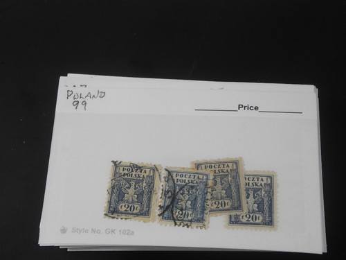 POLAND, Excellent assortment of Stamps in 600+ stock cards - Picture 21 of 22