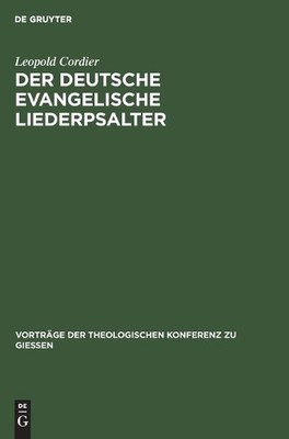 Leopold Cordier Der Deutsche Evangelische Lieder (Gebundene Ausgabe) (US IMPORT)