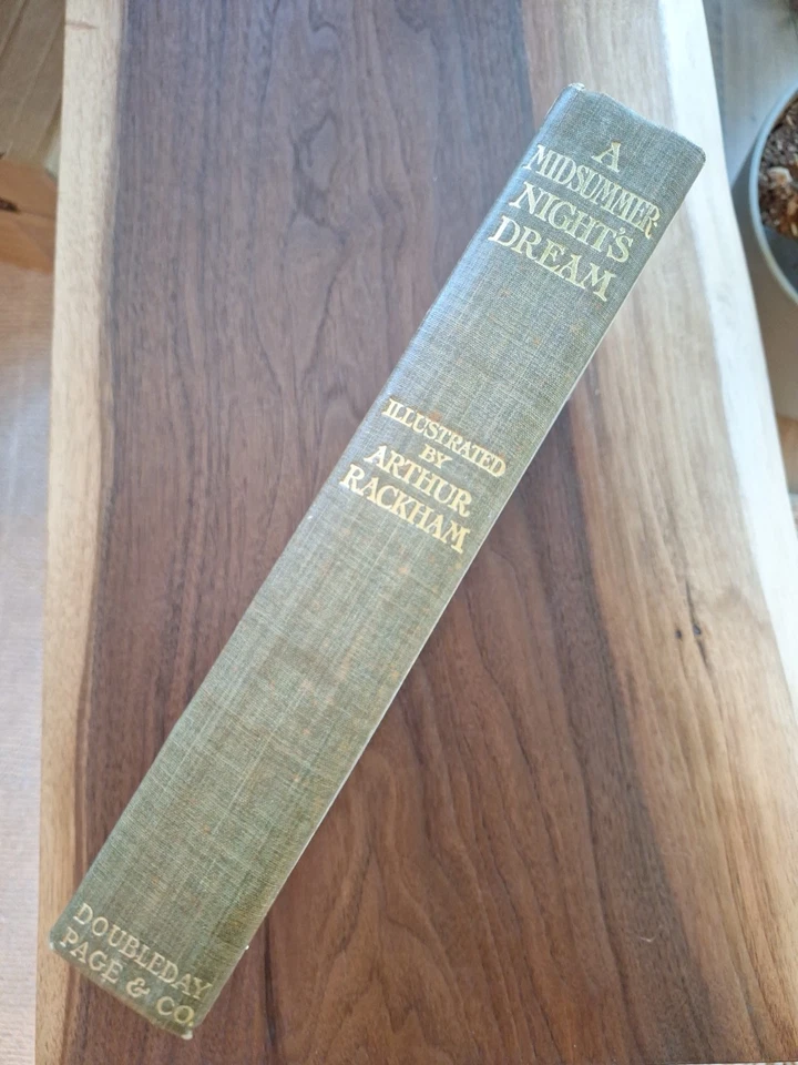 A Midsummer Night's Dream, Illustrated by Arthur Rackham 1st Edition 1908 Foto 2 de 4