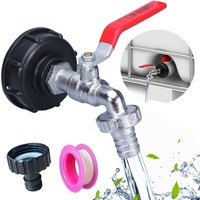 Ibc Auslaufhahn 1000L Wassertank Wasserhahn Aus Legierung Kugelhahn Mit 3/4 Zoll