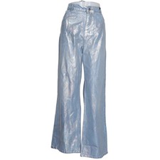 Jeans, Größe: XXL, Blau/Silber, Baumwolle, Batik, Denim, Damen #9CC