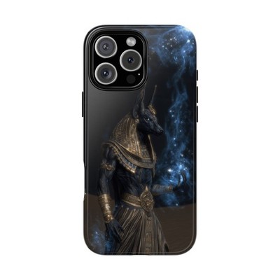 For iPhone / Galaxy / Pixel | Phone Ink Case - Anubis Blue Flame Egypt Desert