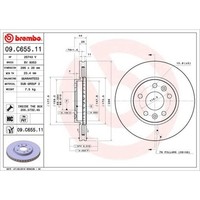 Brembo 2X Bremsscheibe Vorne Ø296 Mm InnenbelüFtet FüR Renault Captur II Megane