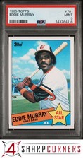 1985 TOPPS ALL STAR #701 EDDIE MURRAY ORIOLES HOF PSA 9