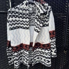 Abercrombie & Fitch Women's Size Small Acrylic &Wool Alpaca Blend Hooded Sweater