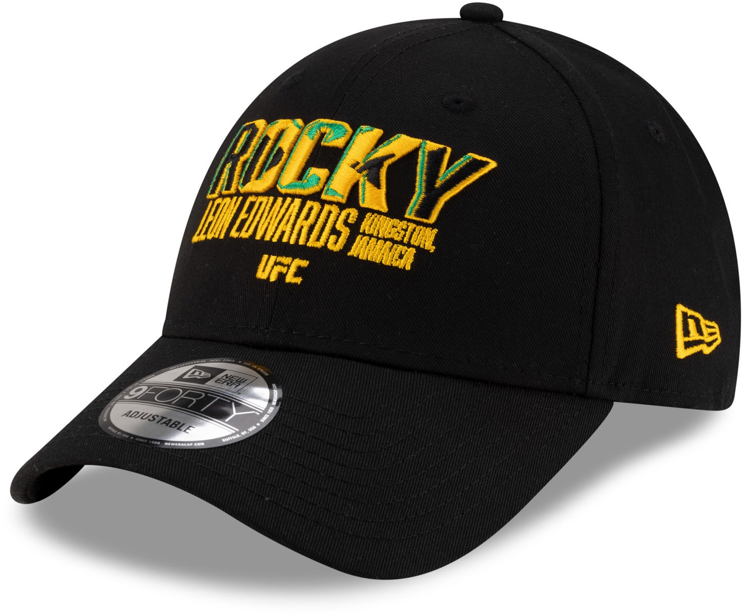 UFC Leon Edwards Cap New Era 9Forty Black MMA Adjustable Hat