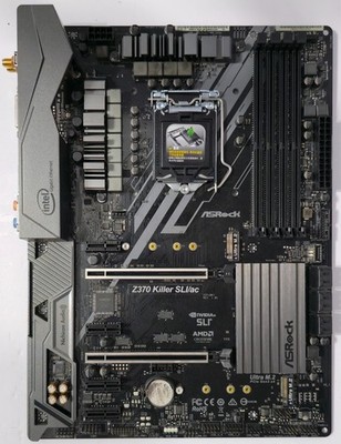 ASRock Z370 Killer SLI/ac Motherboard LGA1151 DDR4 ATX Intel 8th/9th Gen *No I/O
