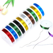 Colored Craft Wire Soft Floral Wire for Jewelry Making DIY 24 26 28 Gauge Spool