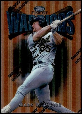 1997 Finest #30 Mark McGwire Warriors W/ Coating E1