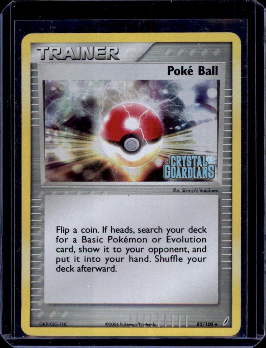 Poke Ball 82/100 Crystal Guardians for sale | eBay