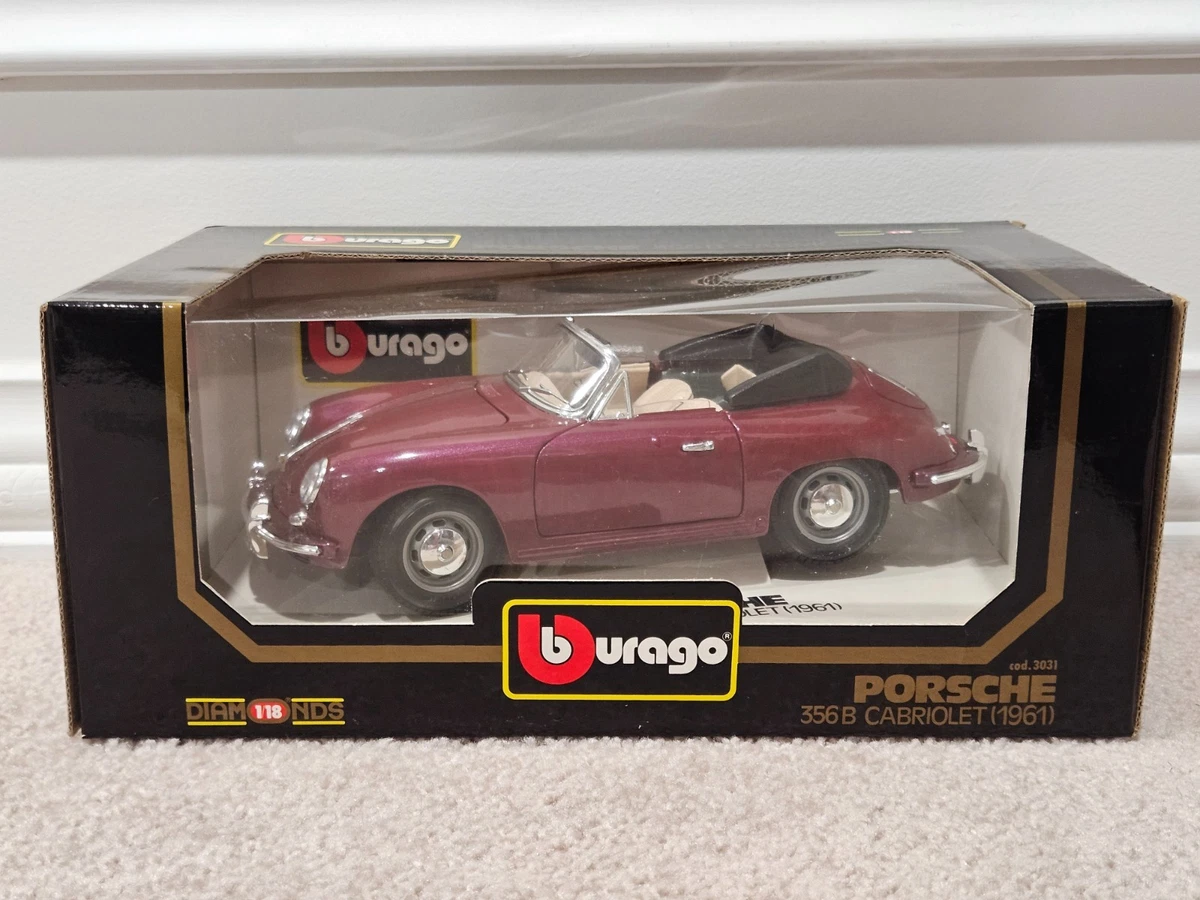 PORSCHE 356B 1961 ブラーゴ　イタリア製 Bburago 1:18 1961 Vehicle Year Vintage Manufacture Diecast Cars