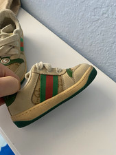 100% authentic Gucci Toddler Tessuto sneakers...