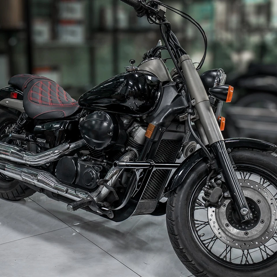 Clavija de barra de choque de protección de motor de carretera para Honda Shadow Phantom VT750C2B 2011-2023 Foto 4 de 4