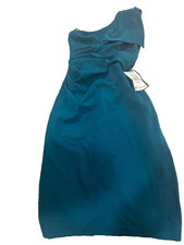 ELIZA J. One Shoulder Dress Aquamarine color Size 8