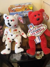 Aces and Las Vegas TY Beanie Babies