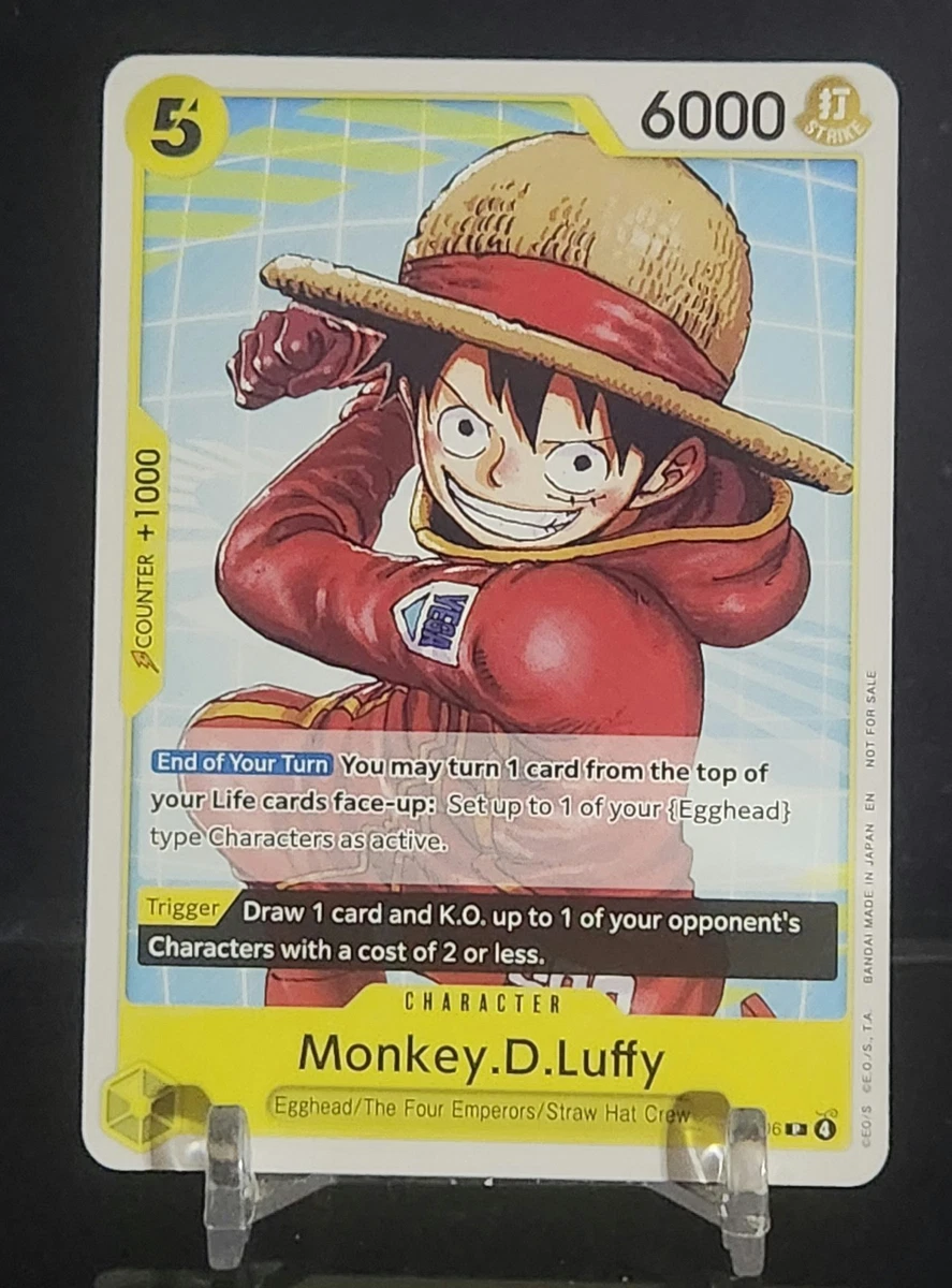 Monkey.D.Luffy P-106 One Piece Promotion Cards for sale | eBay