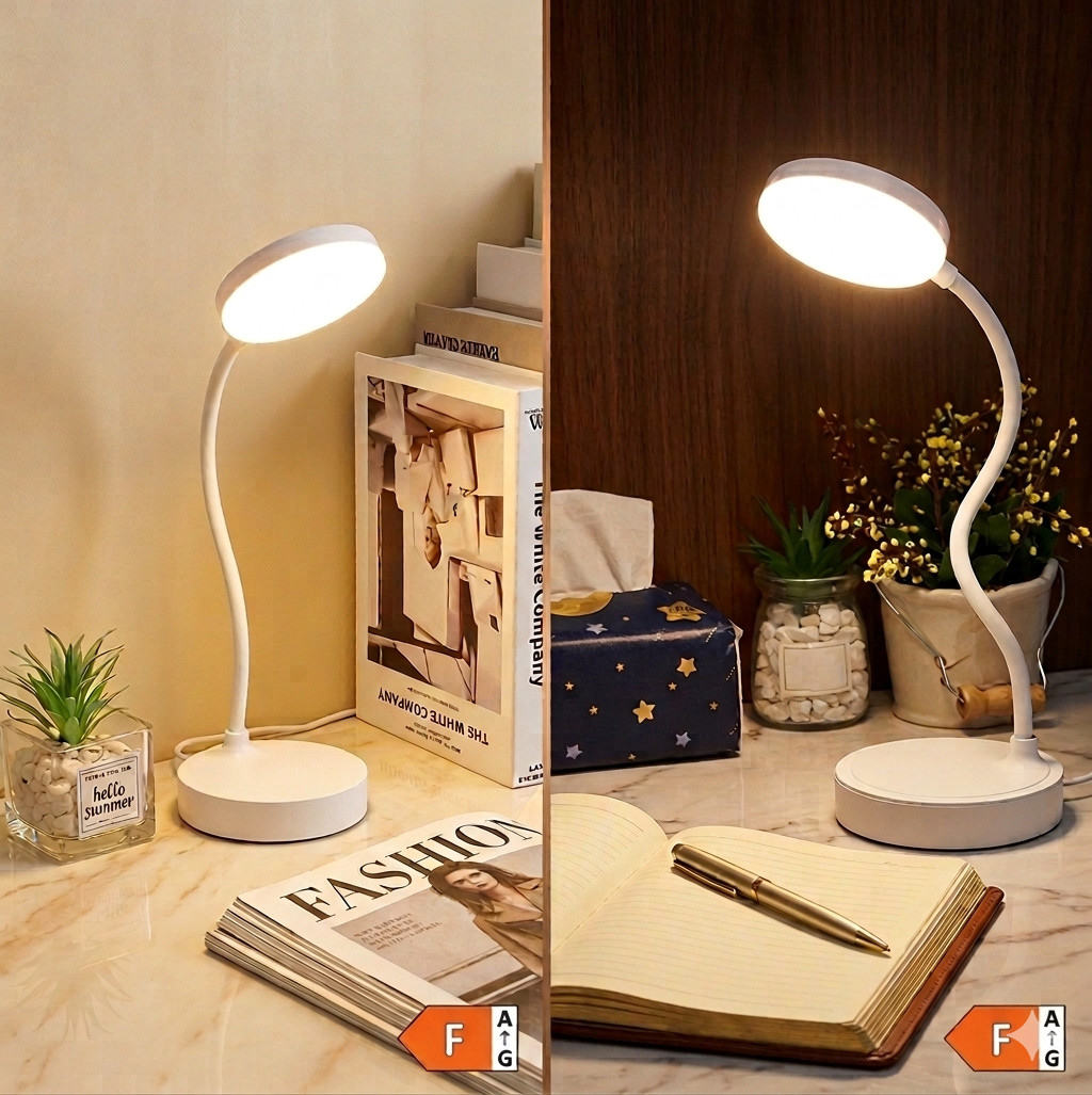 Lampe LED de bureau dimmable et tactile avec batterie USB intégrée