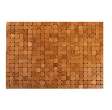 Bamboo Bath Mat, Bathroom Shower Rug, Wooden Toilet Doormats for Shower Doors
