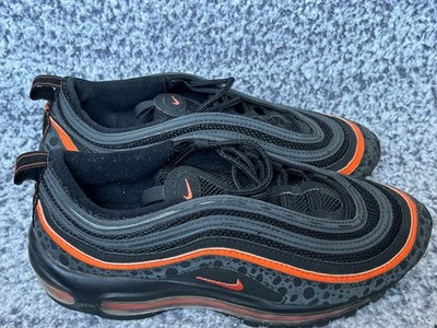Nike Air Max 97 Low Black Safety Orange Size 7 Y (Youth) Excellent!