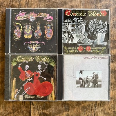 CONCRETE BLONDE 4 CD Lot Promo Sampler Mexican Moon Free S/T SEALED NM