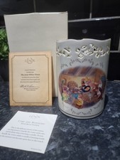 Disney Lenox The Snow White & The Seven Drawfs Votive Candle Holder (Mint)